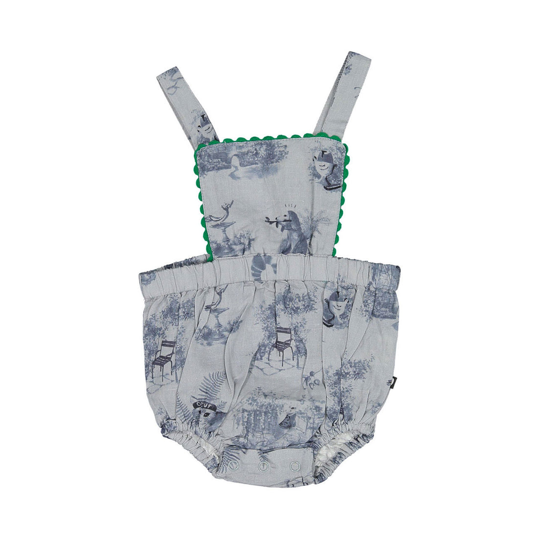 Oeuf Ciel Toile Ric Rac Playsuit