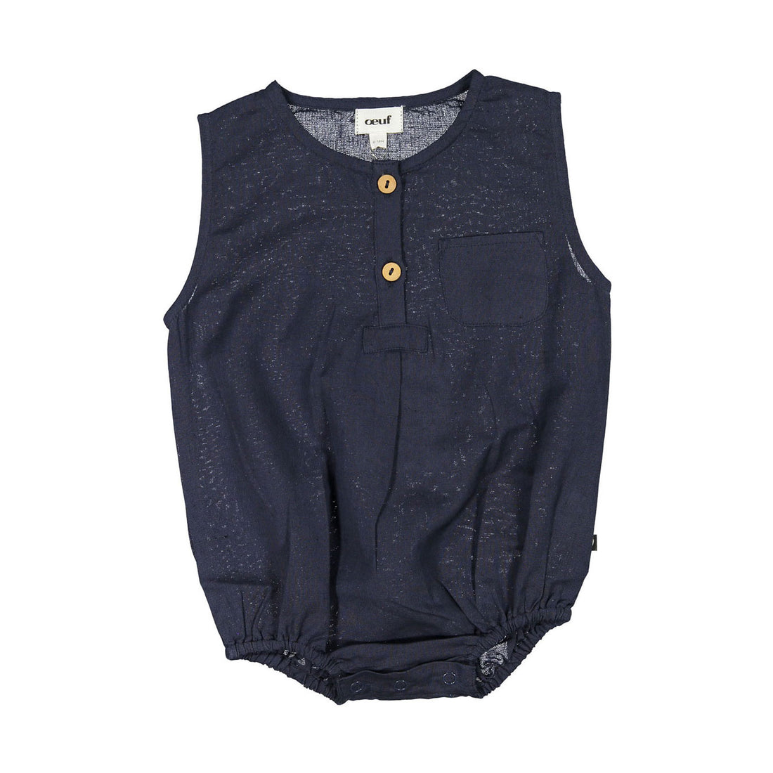 Oeuf Indigo Pocket Romper