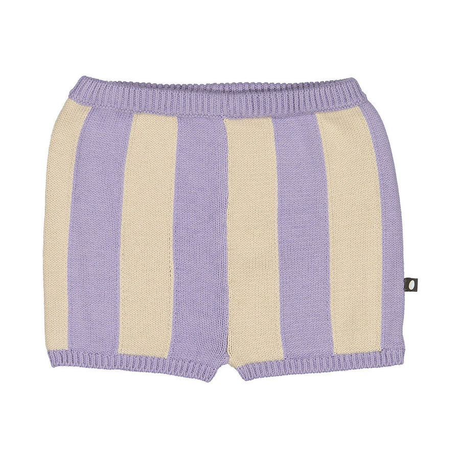 Oeuf Lavender Striped Shorts