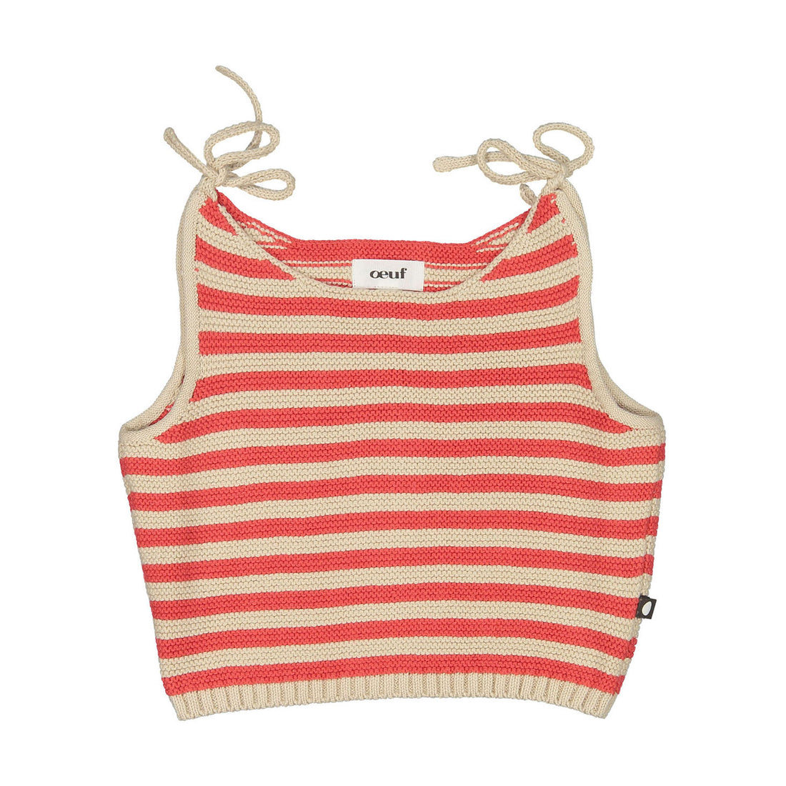 Oeuf Poppy Playset Stripe Tie Strap Top