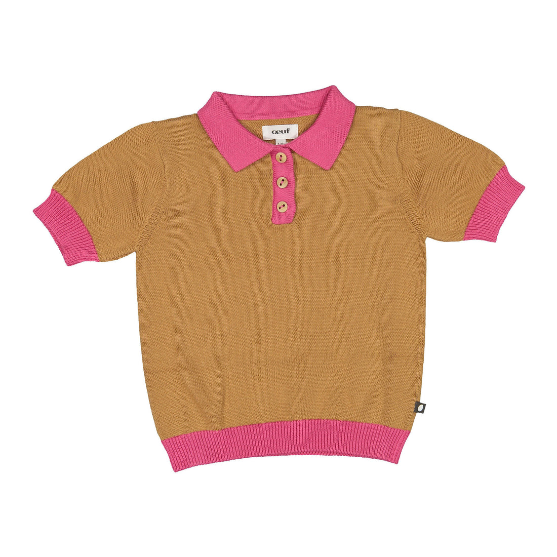 Oeuf Biscuit Fuschia Sporty Polo