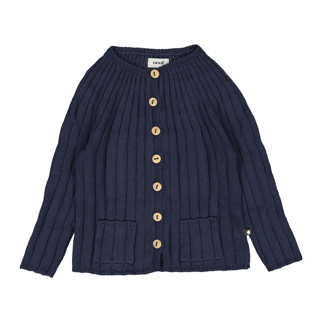Oeuf Indigo Everyday Cardigan