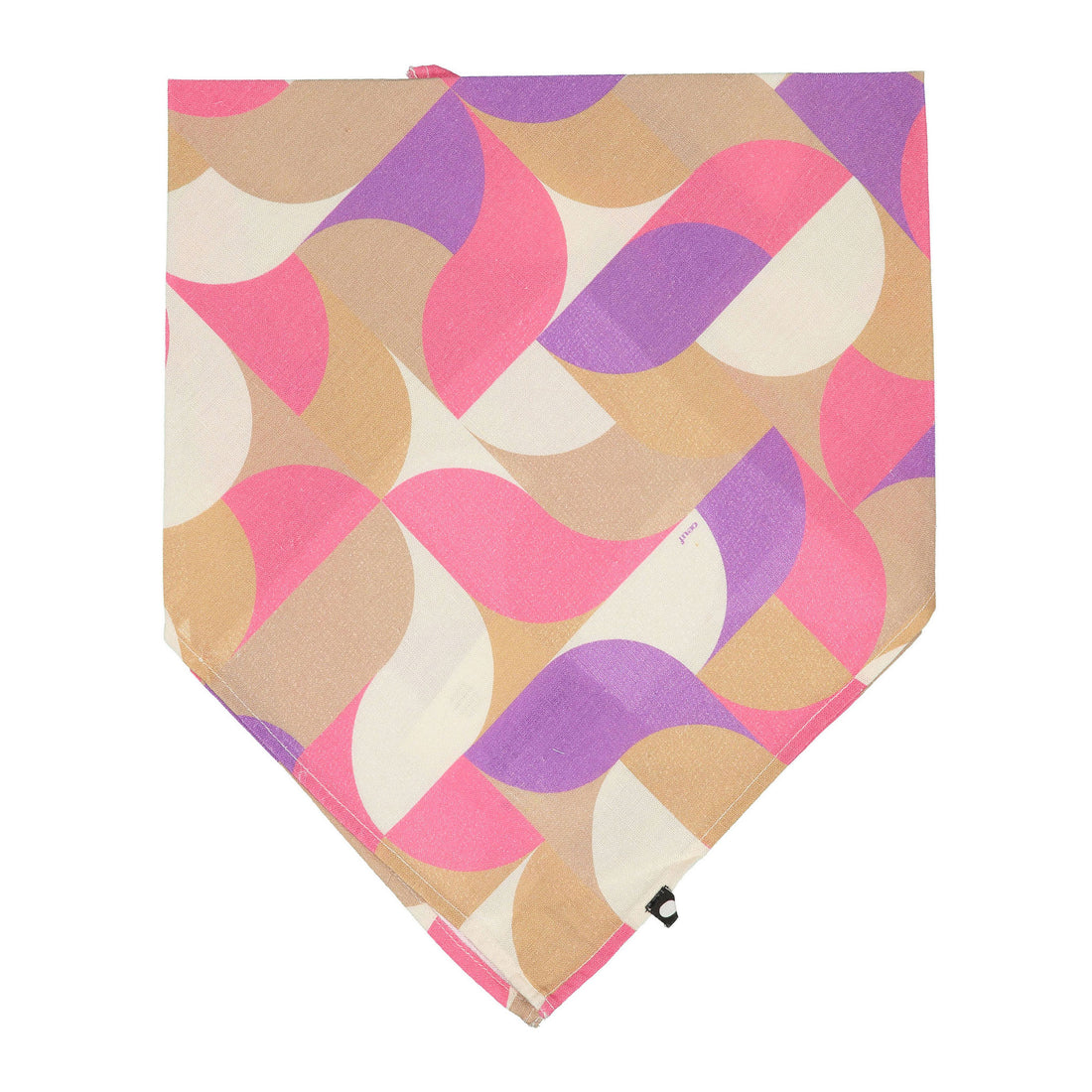Oeuf Fuschia Geometric Bandana