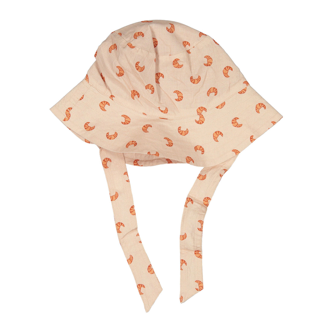 Oeuf Silver Peony Croissant Tie Hat