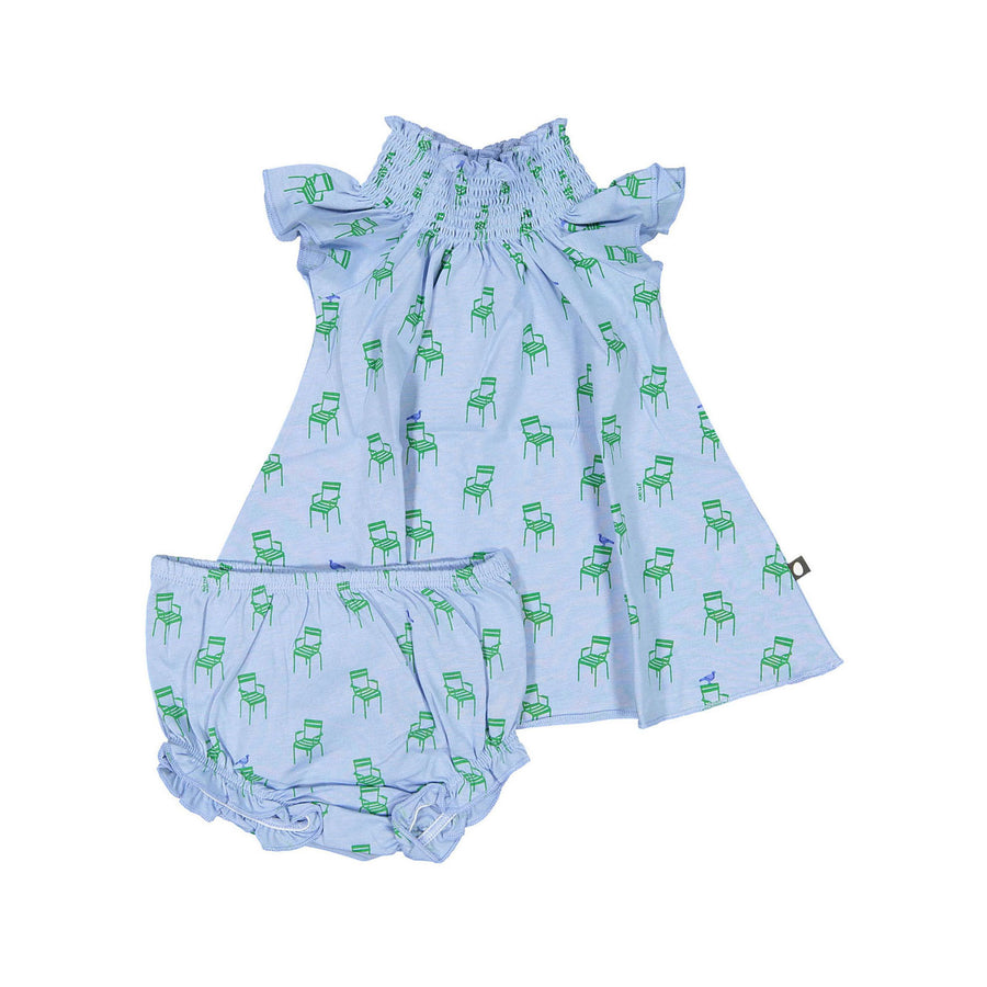 Oeuf Ciel Chair Peasant Baby Dress