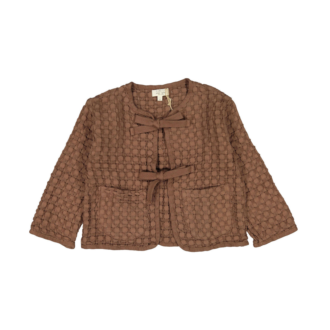 The Simple Folk  The Waffle Jacket- Woodland