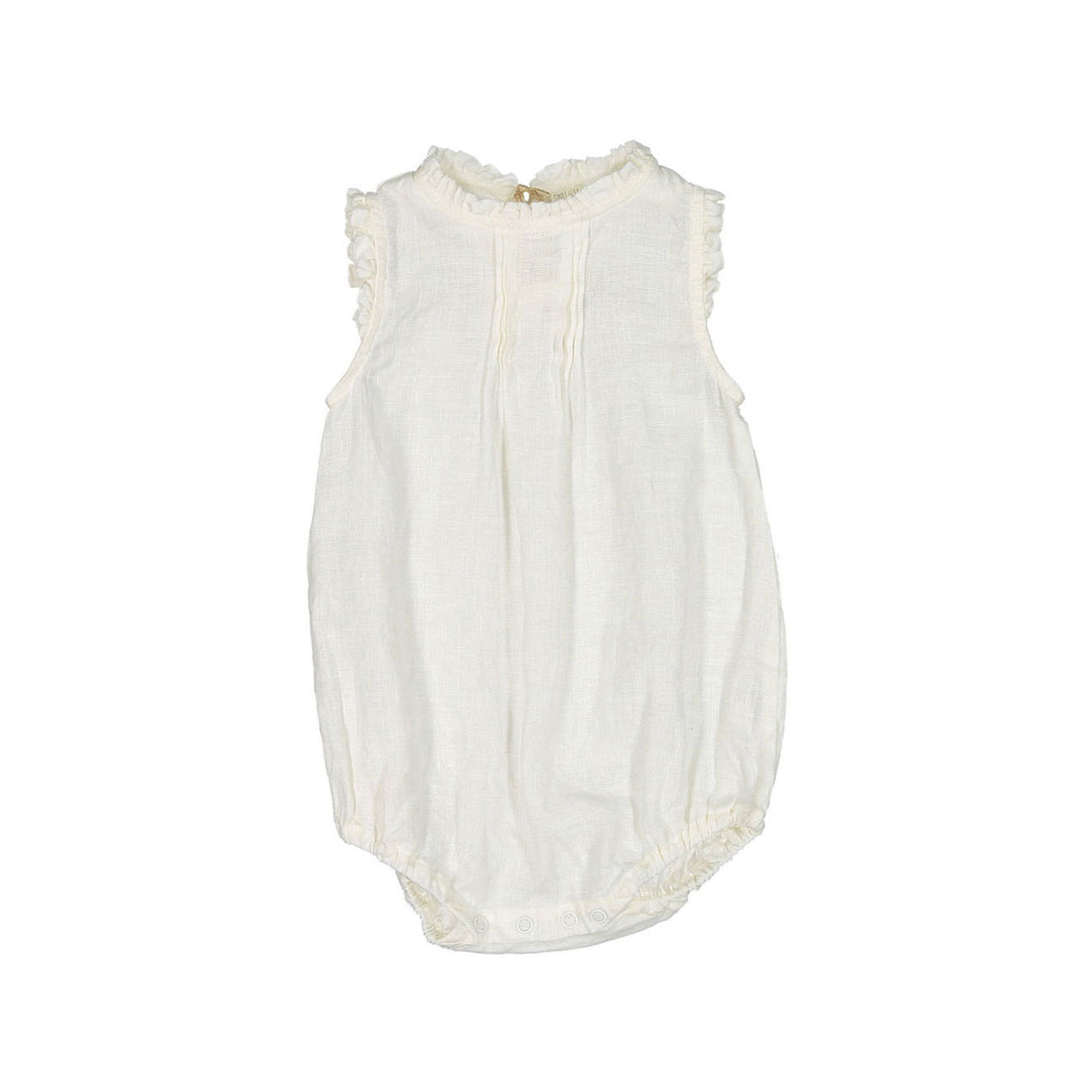 The Simple Folk  The Old Fashioned Romper- Off-White