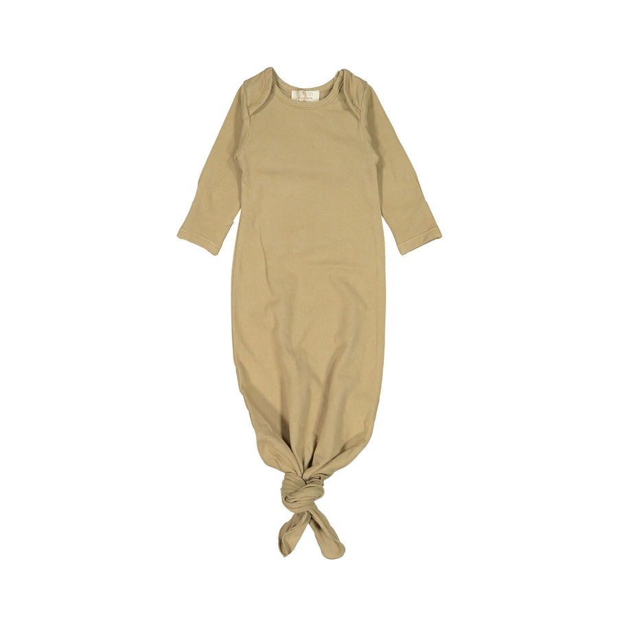 The Simple Folk  The Plant Dyed Sleep Gown- Oat