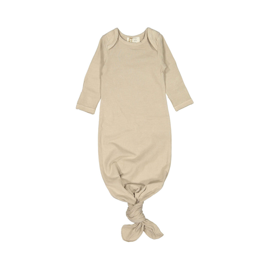The Simple Folk  The Plant Dyed Sleep Gown- Almond