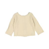 The Simple Folk  The Button Back Top- Ecru