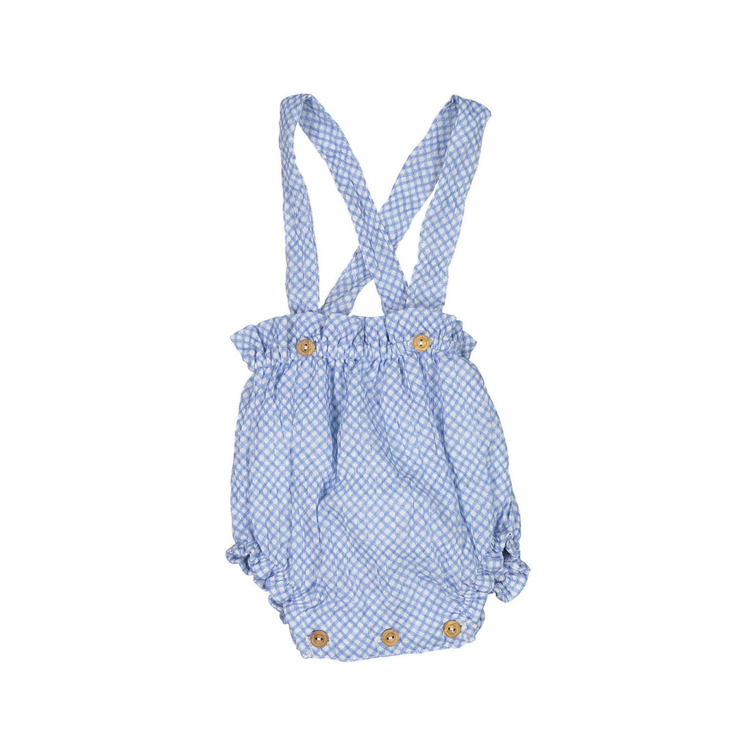 Birinit Blue Gingham Strap Bloomer