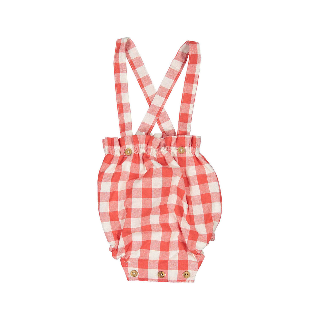 Birinit Red Gingham Strap Bloomer