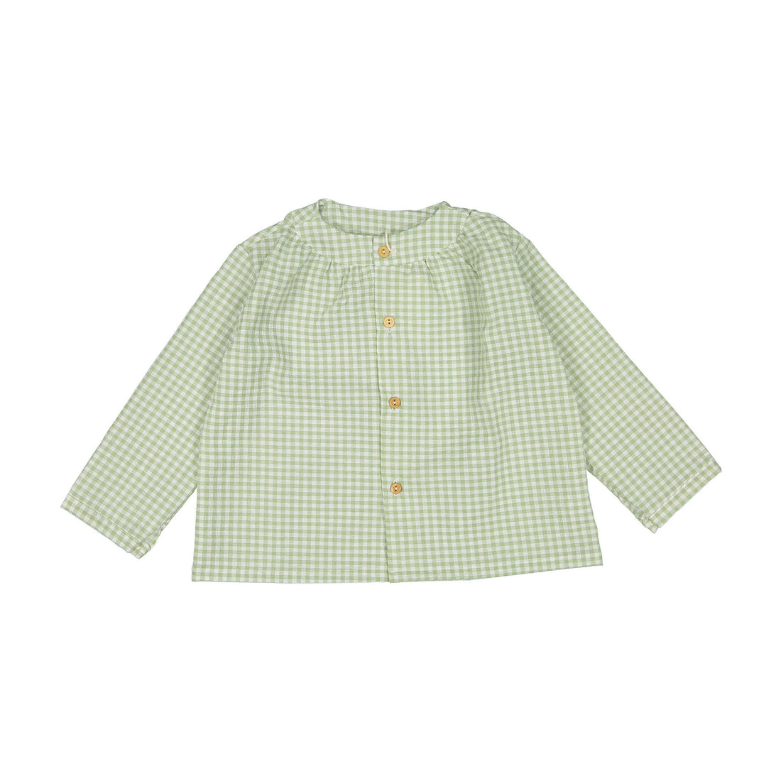 Birinit Green Gingham Maho Shirt