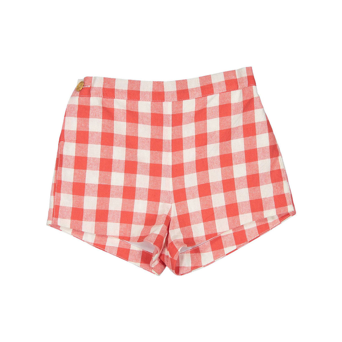 Birinit Red Gingham Shorts