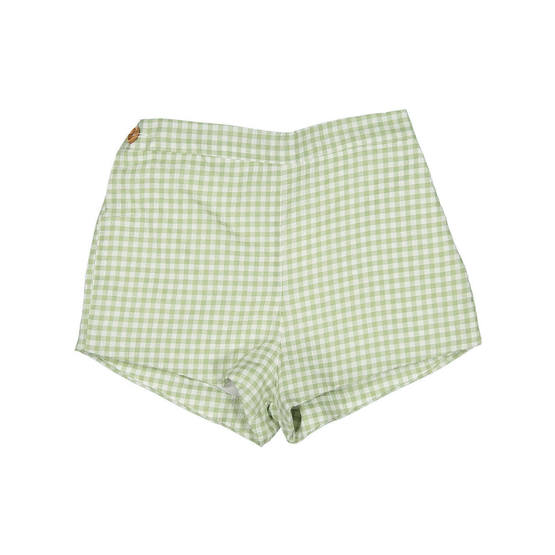 Birinit Green Gingham Short