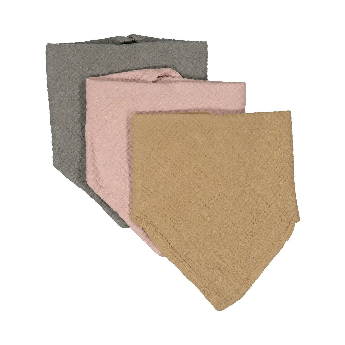 The Simple Folk  The Muslin Bib- Mixed 3 Pack-