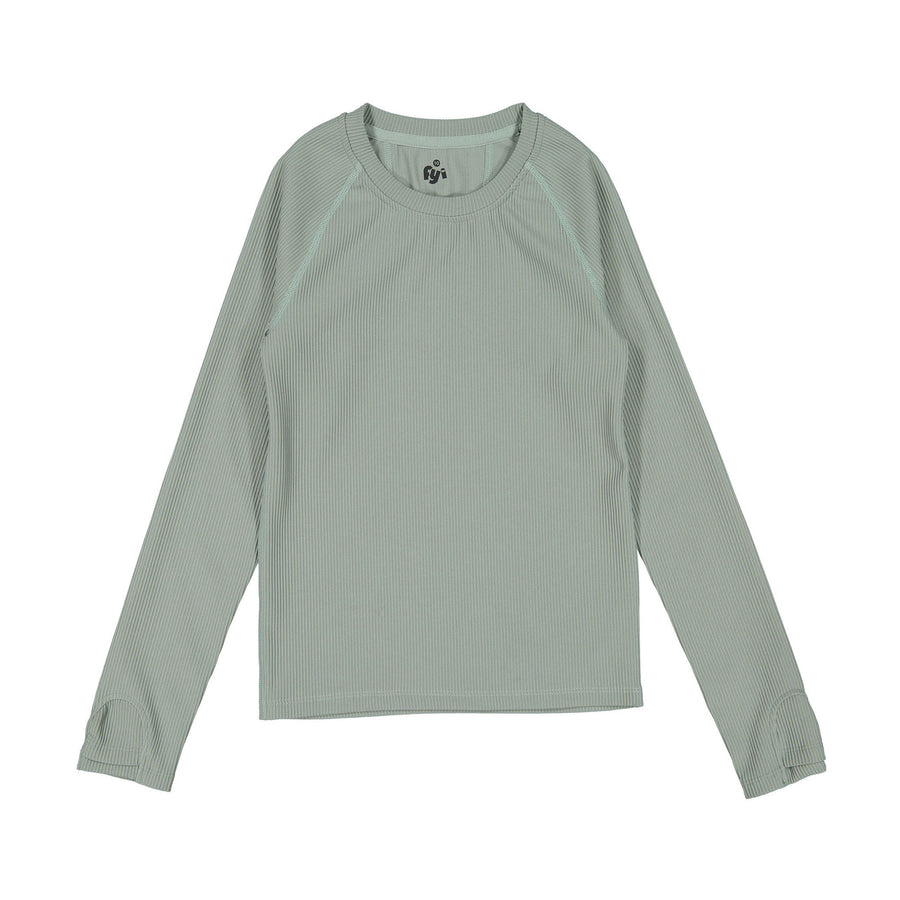 FYI Soft Sage Stitch Tee