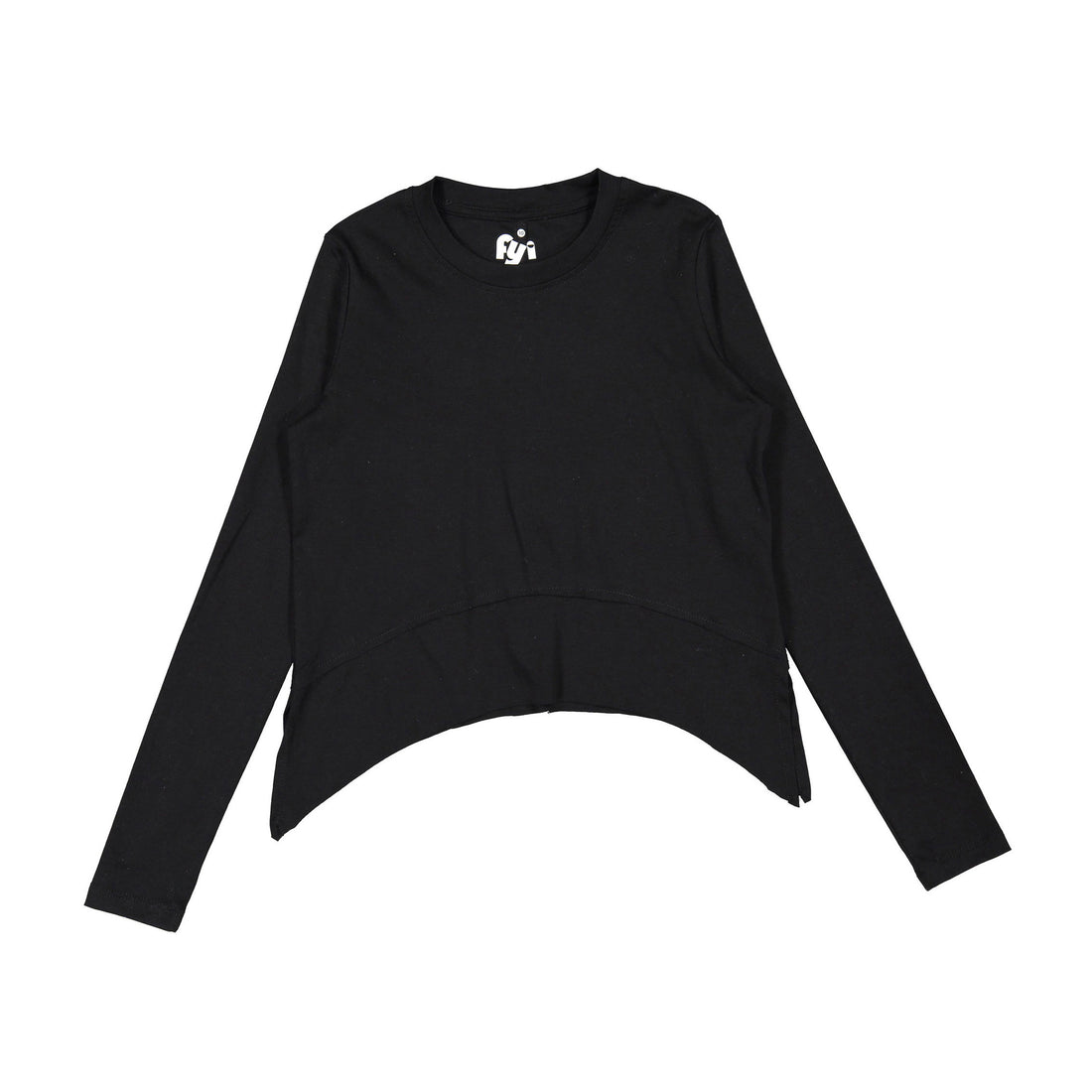 FYI Black AsymmetricalTee