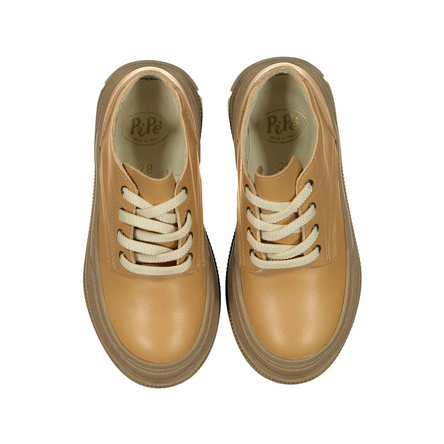 Pepe Brown Chunky Sneaker