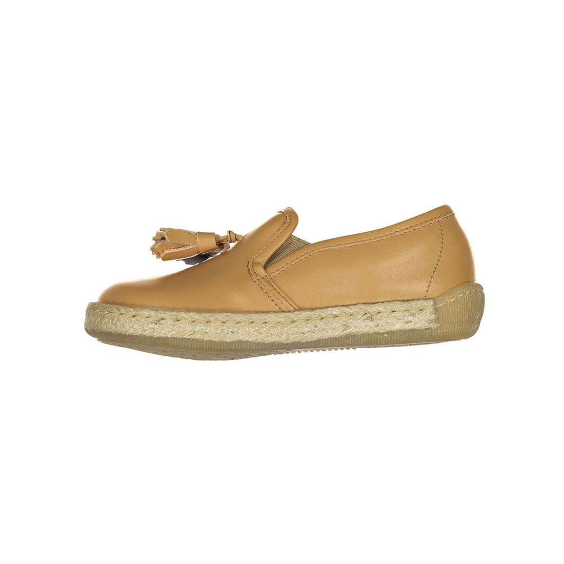 Pepe Brown Leather Tassle Slip Ons