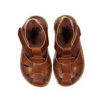 Pepe Brown Braided Sandals