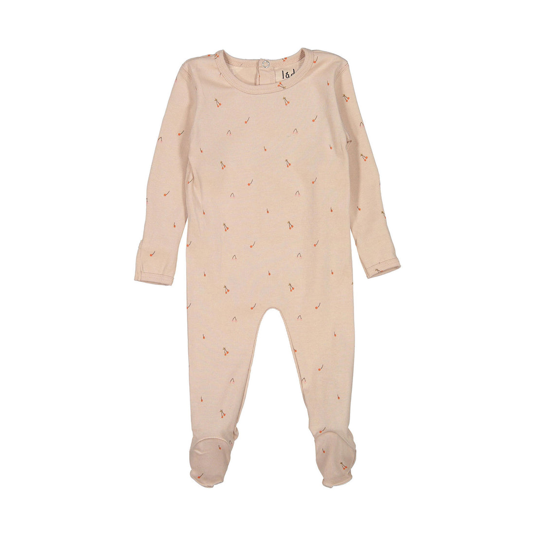 Ladida Layette Cherry Blush Footie