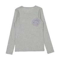 Ladida Heather Grey Smiley Tee