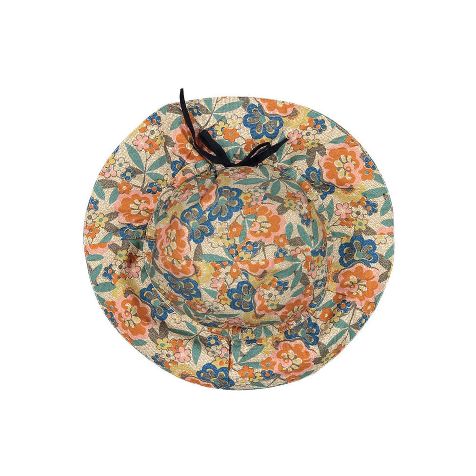 Caramel Vintage Floral Print Cadia Baby