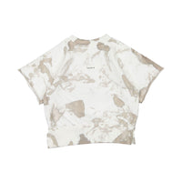 Booso Beige Splash Simple Sweatshirt