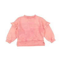 Booso Pink Frill Sweatshirt
