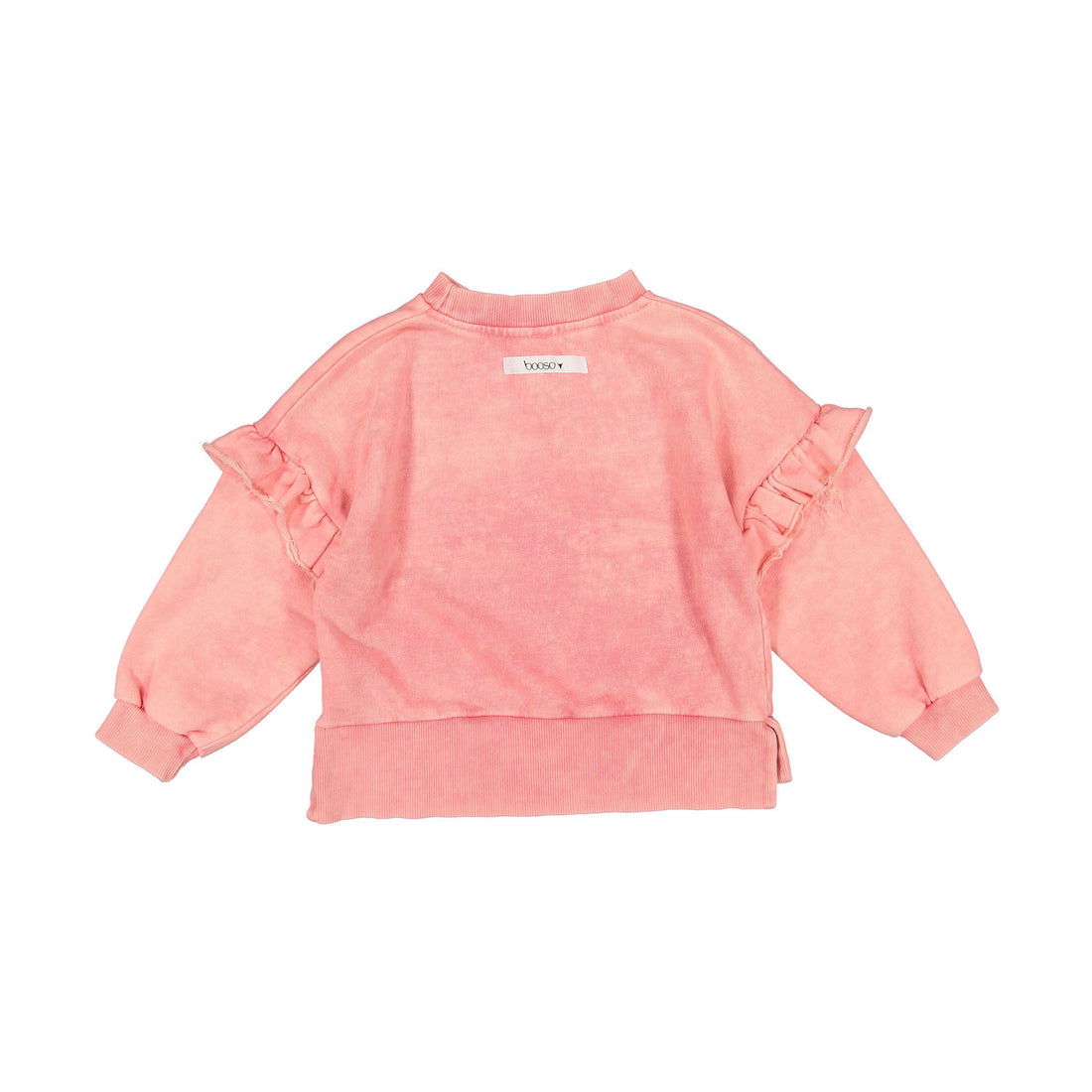 Booso Pink Frill Sweatshirt