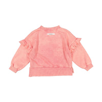 Booso Pink Frill Sweatshirt