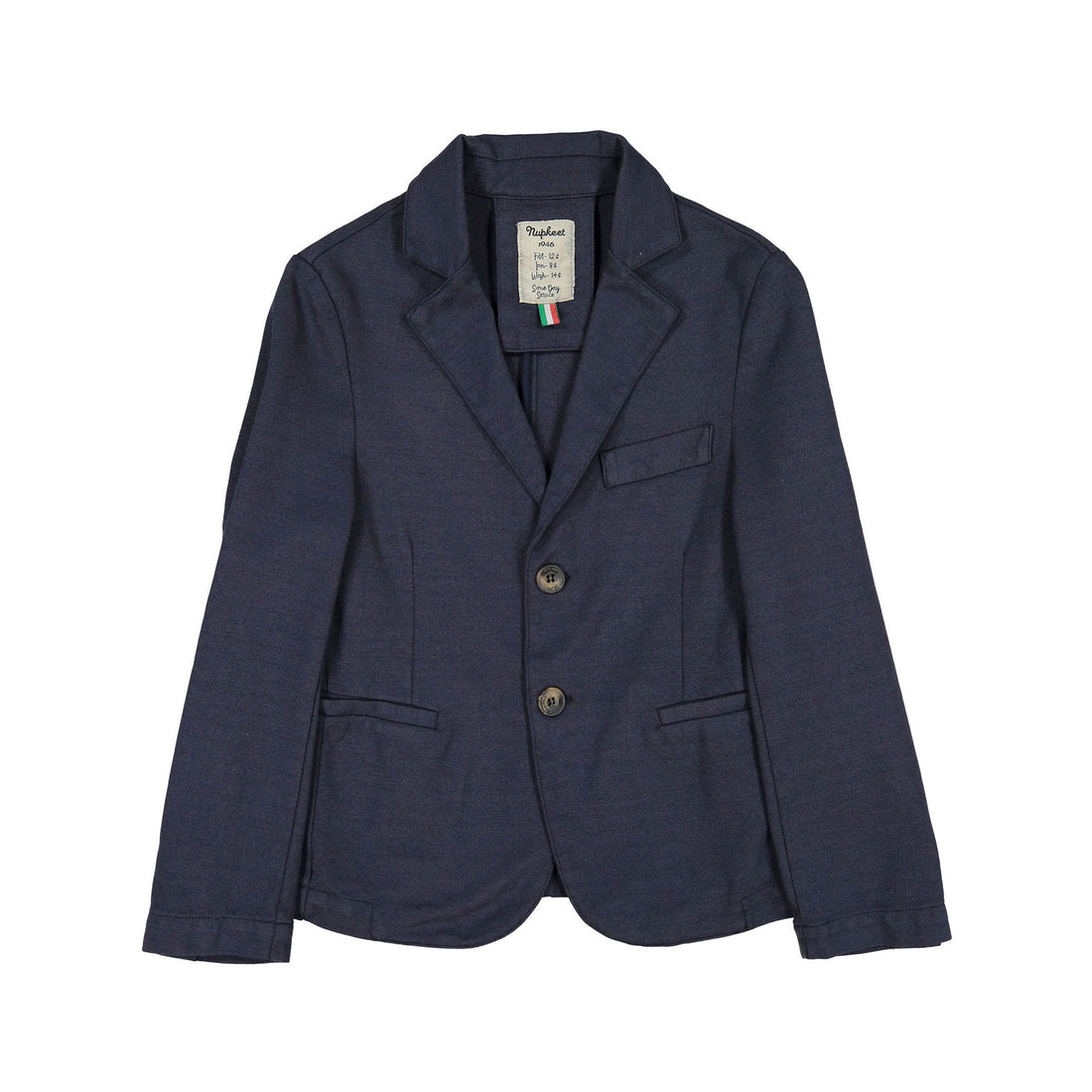 Nupkeet Blue Jersey Mix Blazer
