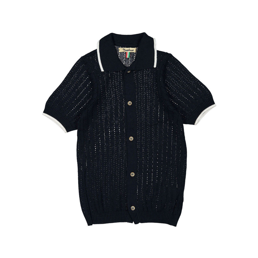 Nupkeet Button Down Knit Polo