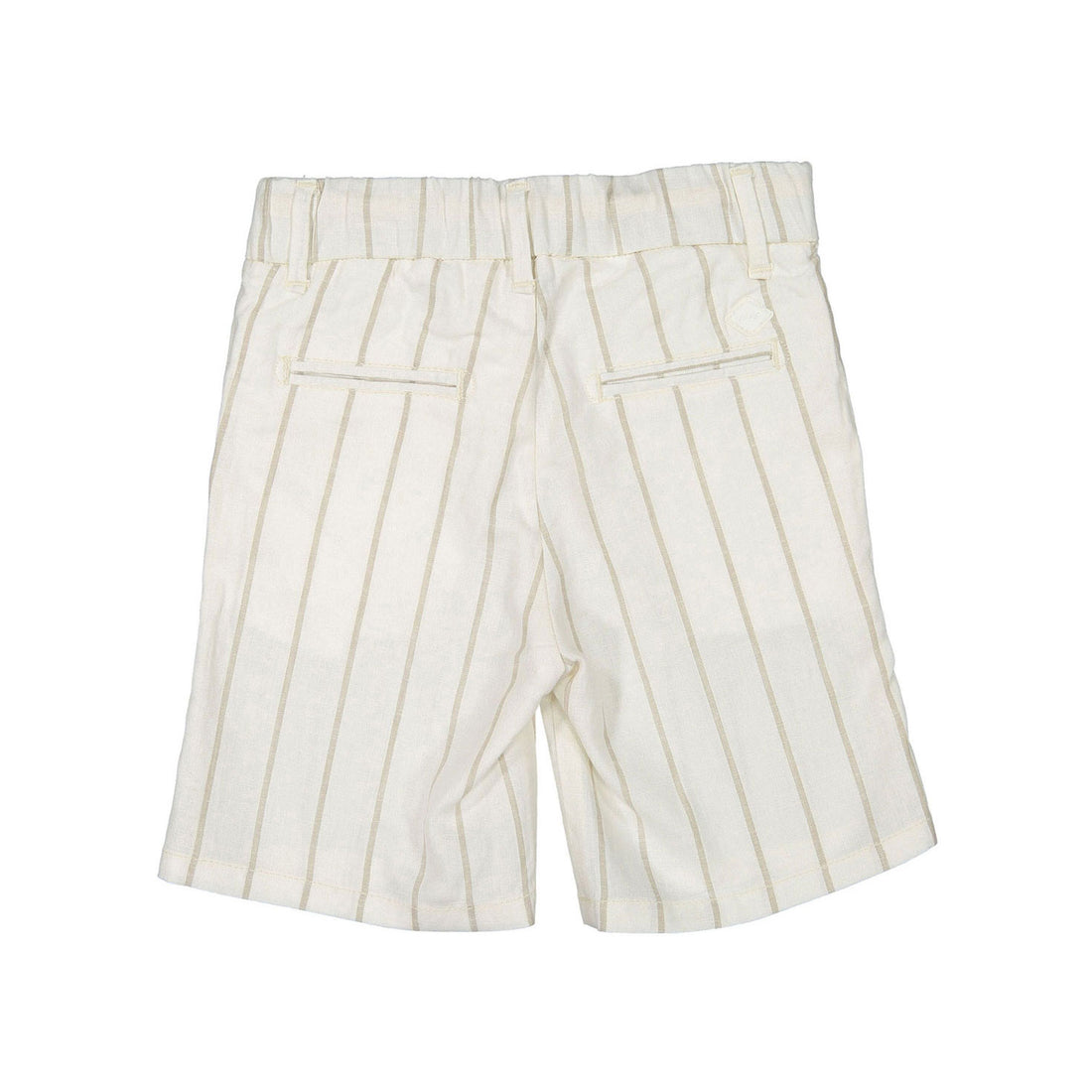 Nupkeet Beige Stripe Roma  Shorts