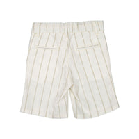 Nupkeet Beige Stripe Roma  Shorts