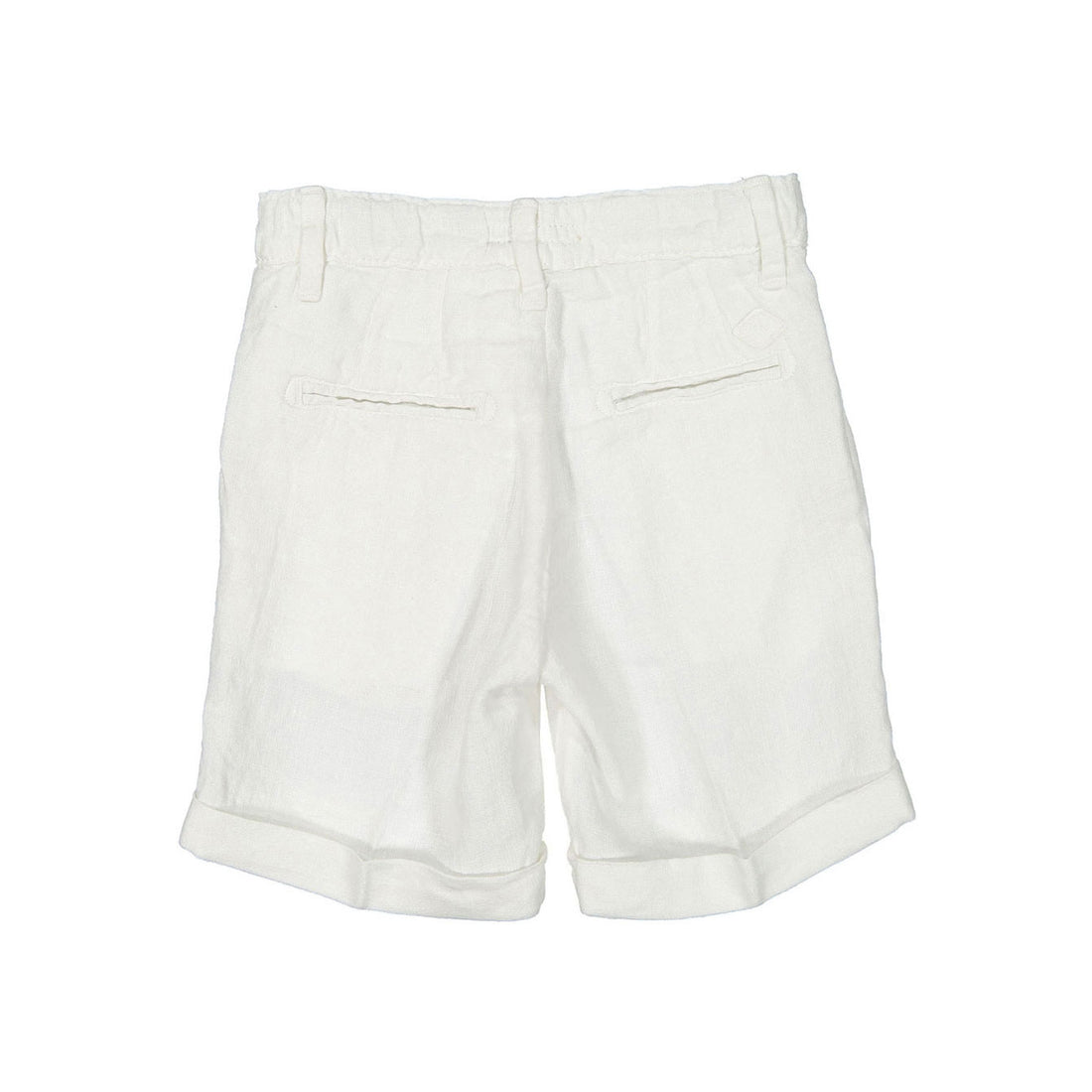 Nupkeet White Bermuda Shorts