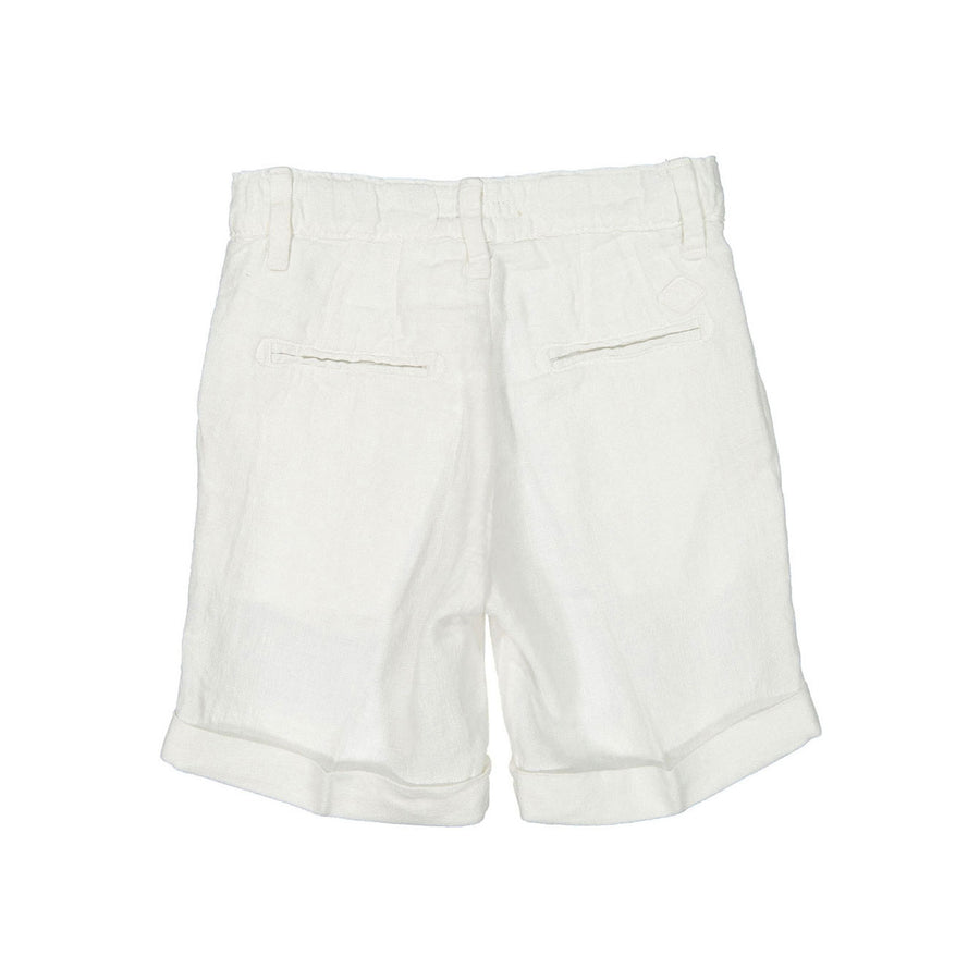 Nupkeet White Bermuda Shorts