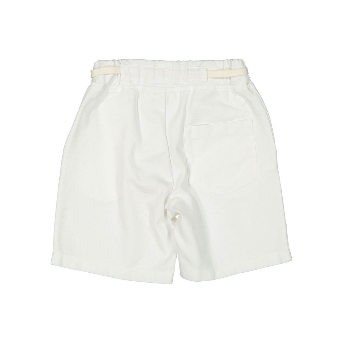Nupkeet White Bermuda Pocket Shorts