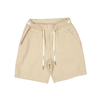 Nupkeet Beige Bermuda Pocket Shorts