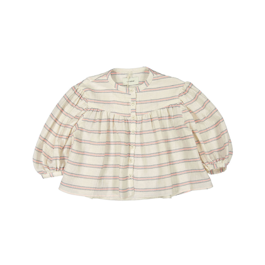 Unlabel Milk/Pink Stripes Dear Blouse