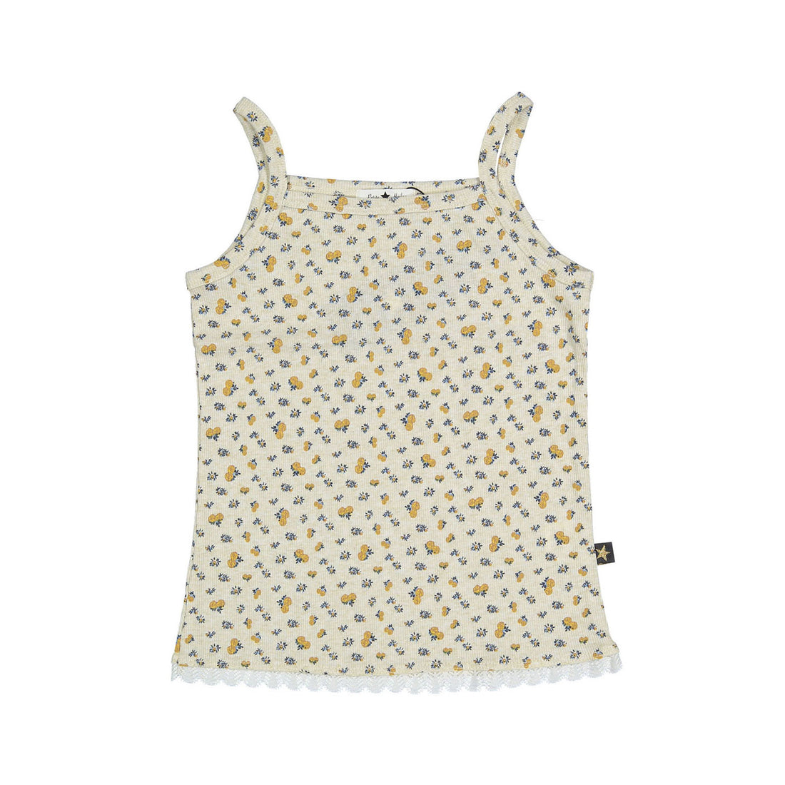 Petite Hailey Gold Vintage Floral Tanktop