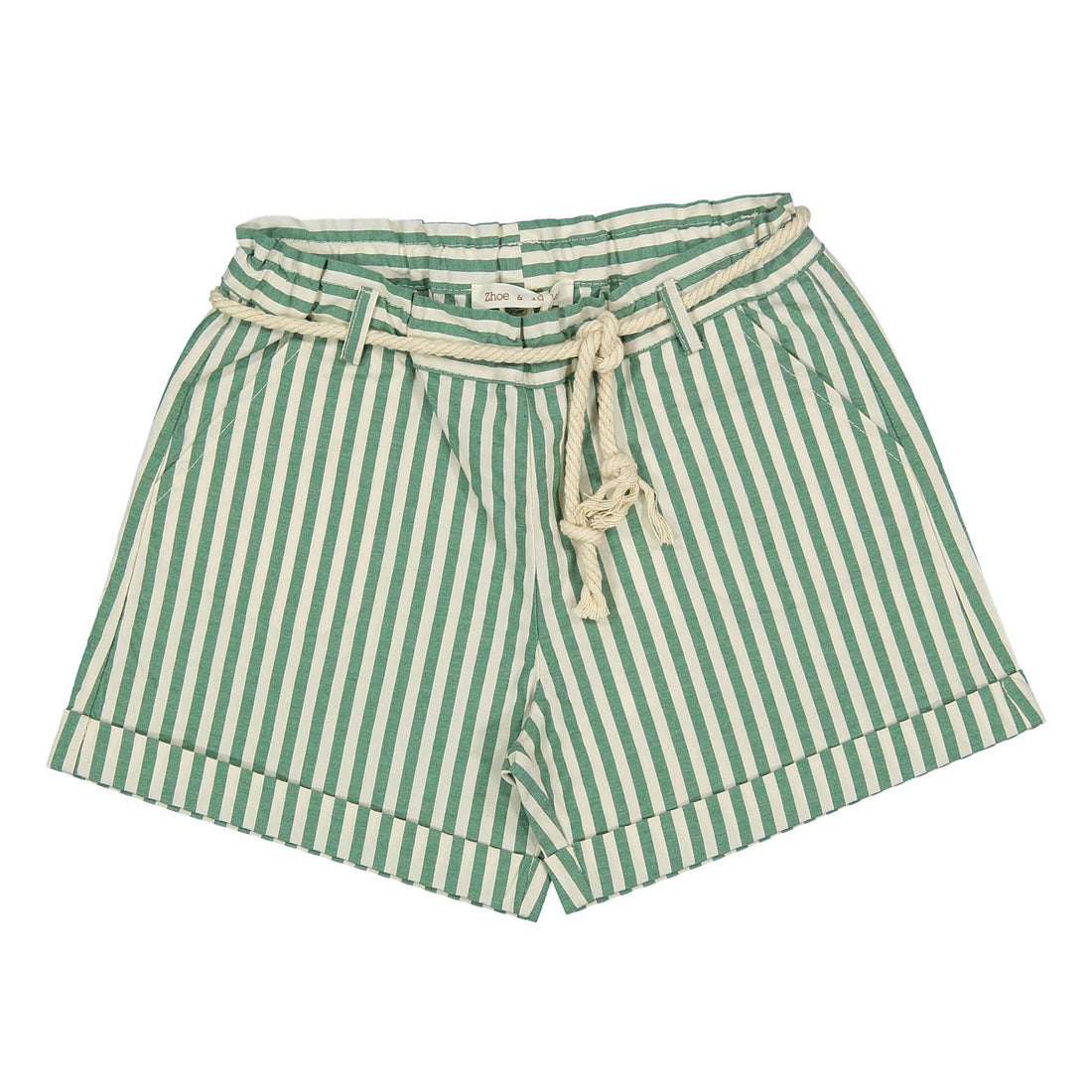 Zhoe and Tobiah Agave Seersucker Shorts