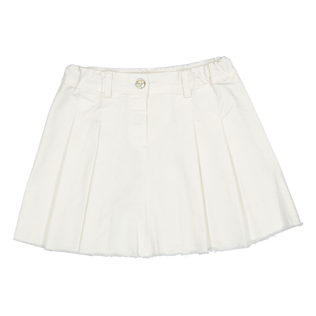 Zhoe and Tobiah White Pleated Skirt