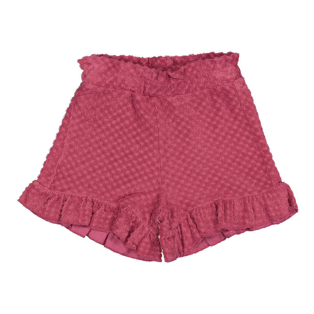 Zhoe and Tobiah Fuchsia Knit Baby Shorts