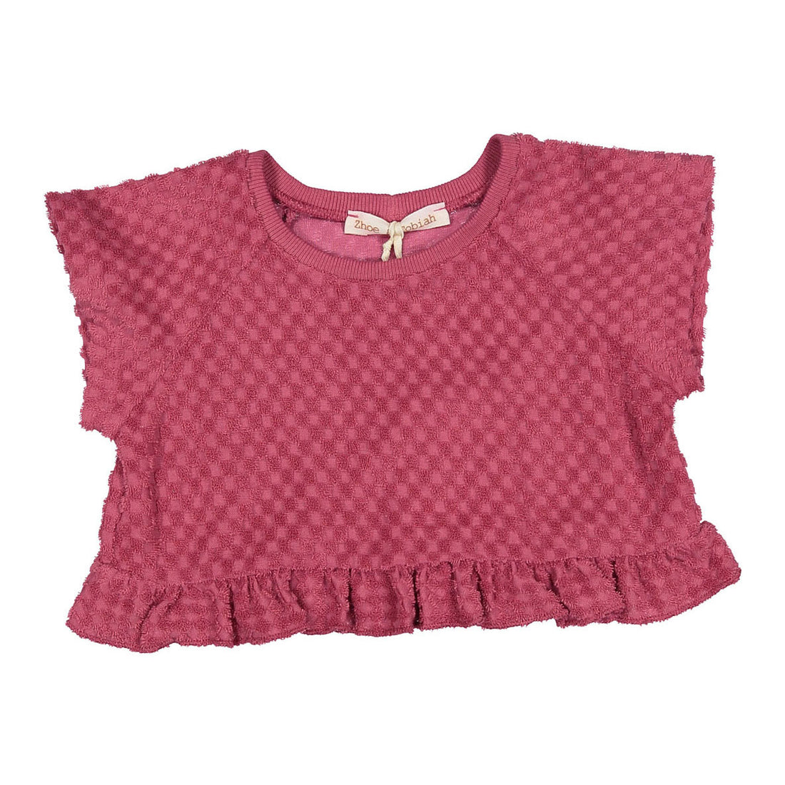 Zhoe and Tobiah Fuchsia Knit Baby Sweater