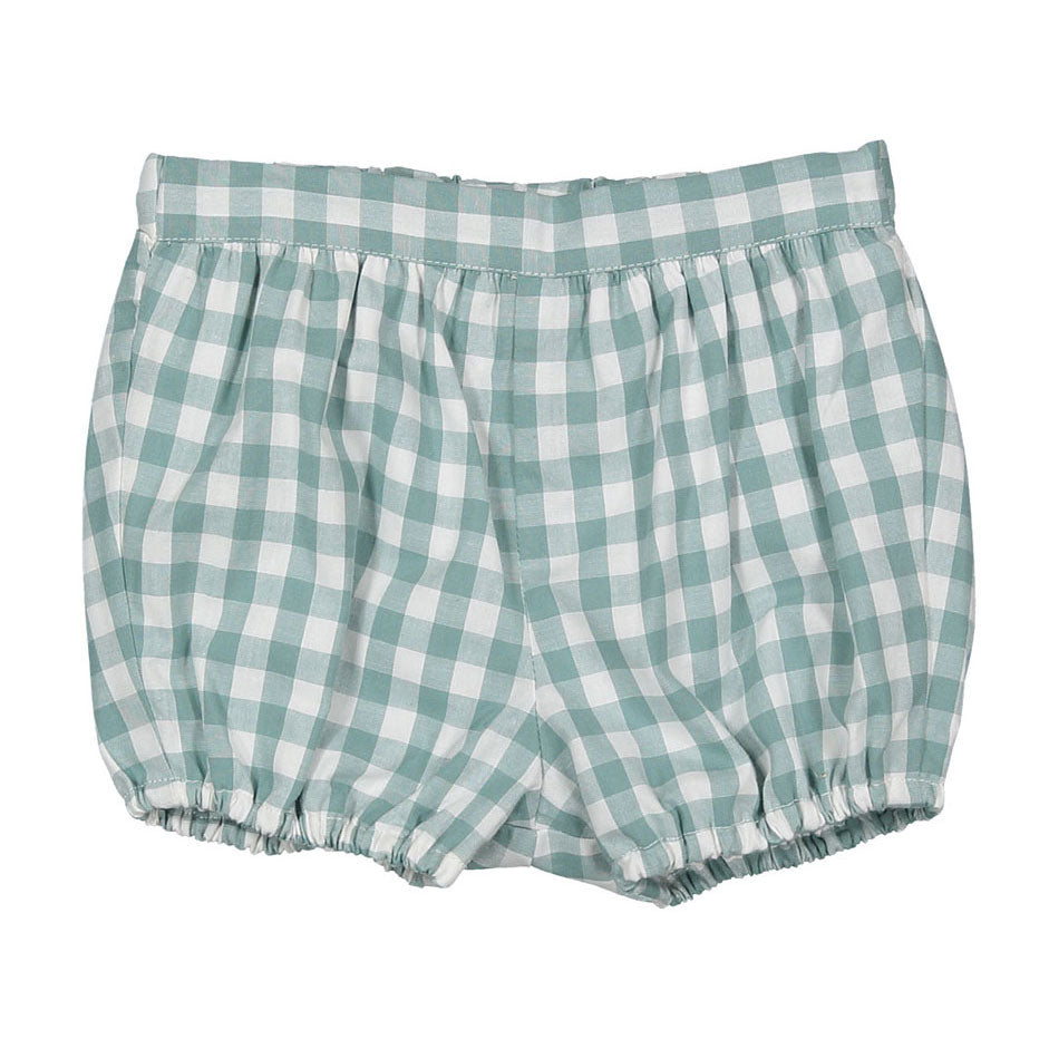 Kidiwi Thyme Green Gingham Babiane Bloomers