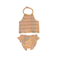 Bonjour Diary Rainbow Check Swim Suit