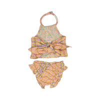 Bonjour Diary Rainbow Check Swim Suit