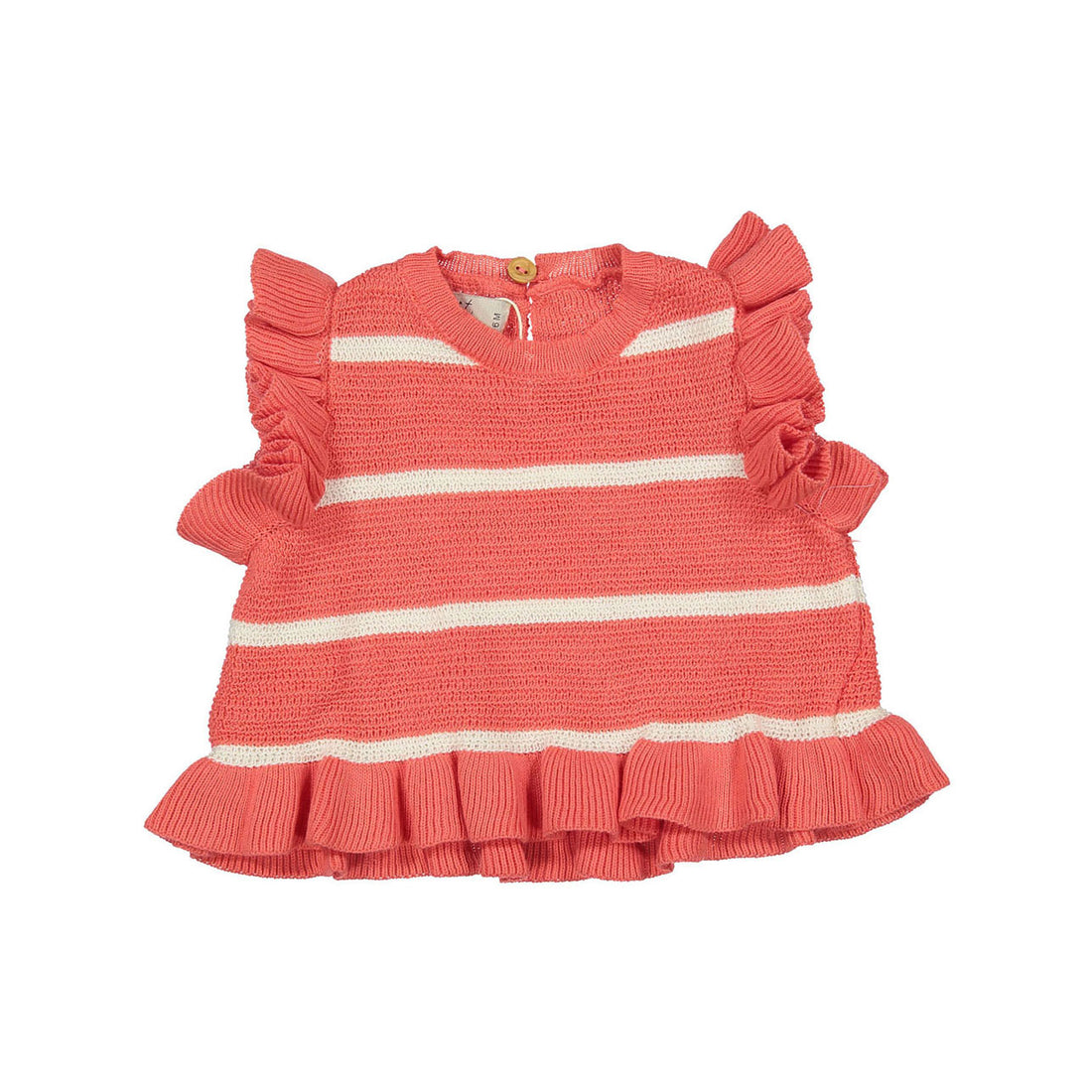 Birinit Coral Stripes Top